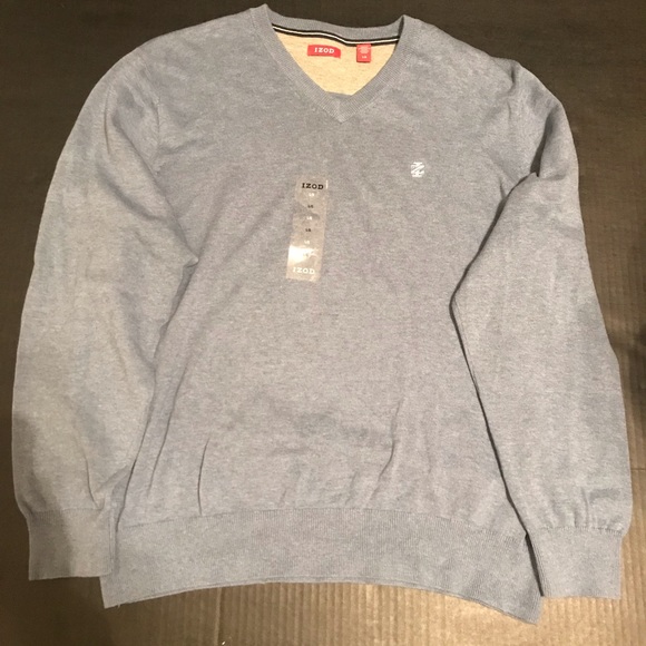 Izod Other - Men’s size Lg Blue Izod V-Neck long sleeve sweater